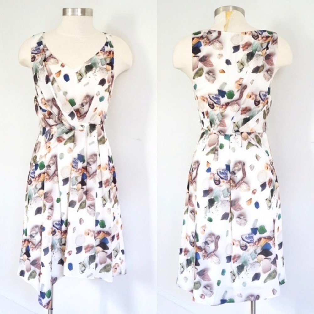 Like new Anthropologie unique print dress